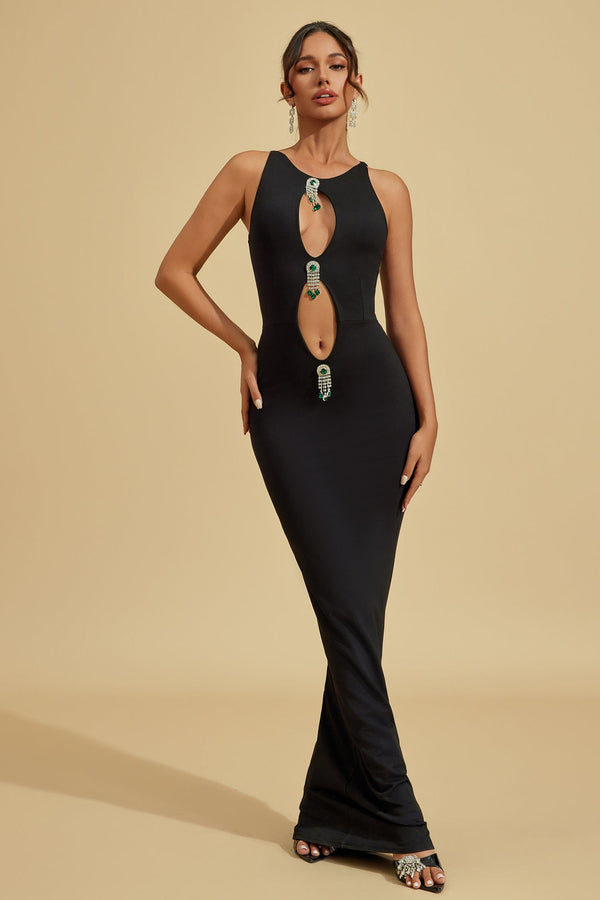 Caroline Jewel Kesimli Uzun Elbise