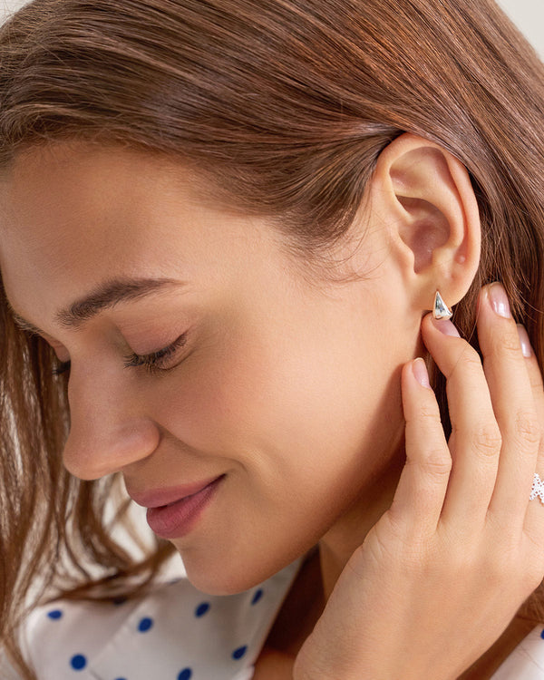 Metal Damla Küpeler