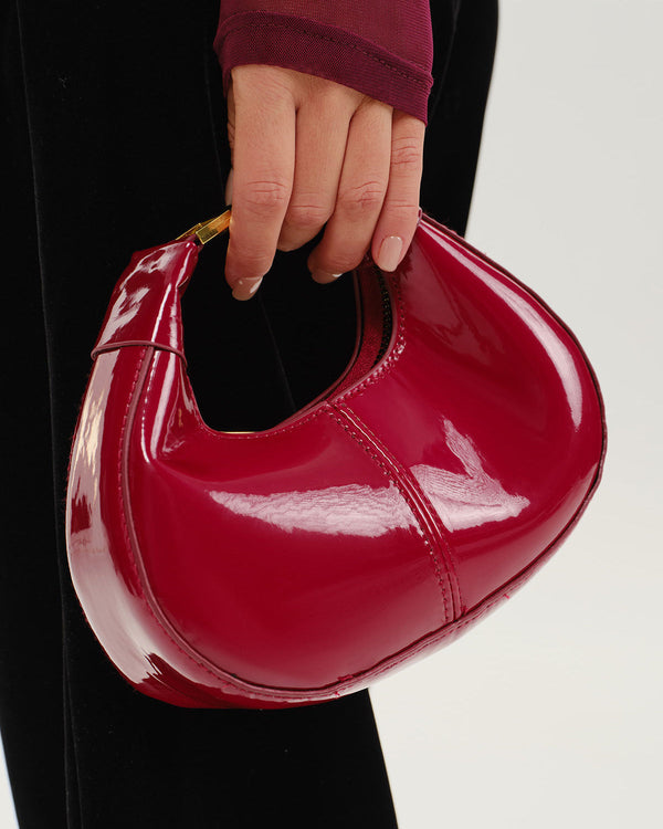 Kırmızı Pu Deri Çanta